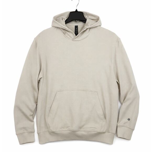 lululemon athletica Other - Lululemon Hoodie Mens XS Ivory Relaxed Fit Training Knit LM3DIQS Gym